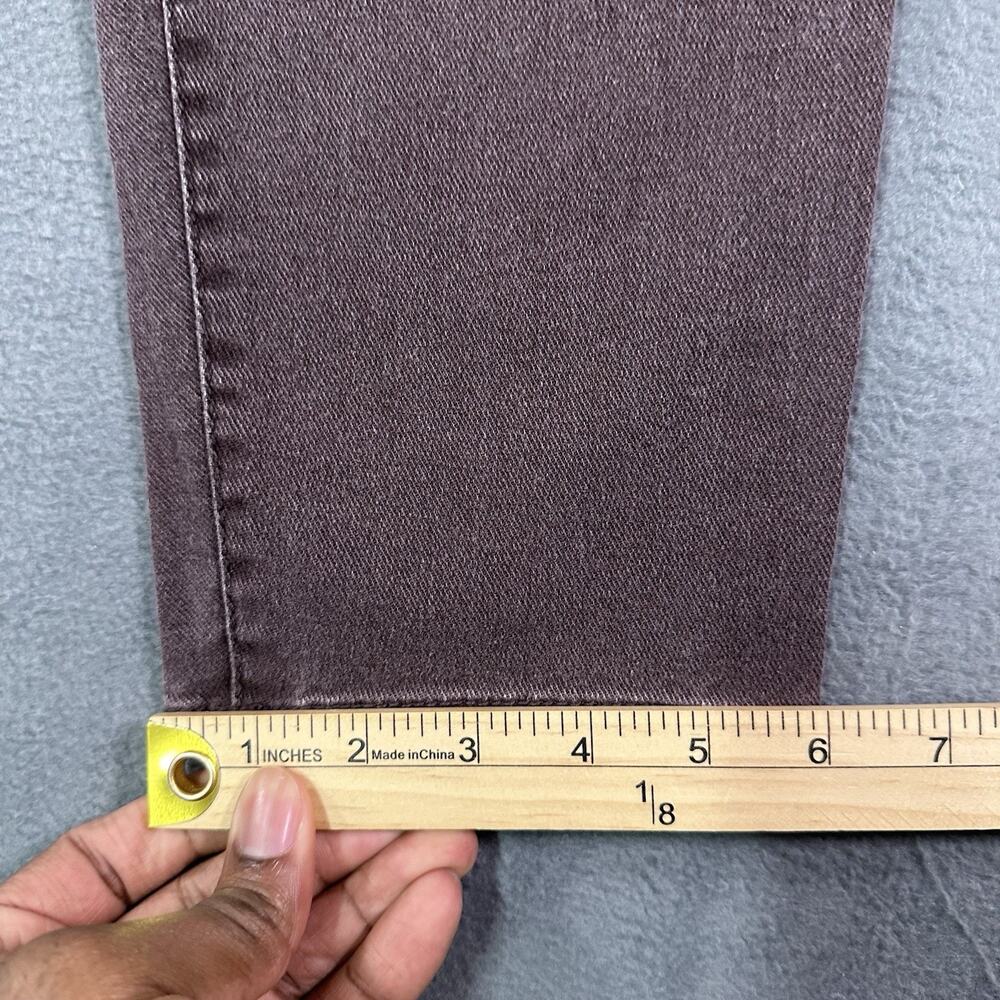 Nine West Vintage America Jeans Womens 10 Mauve Skinny Stretch Denim Mid Rise - Picture 3 of 10